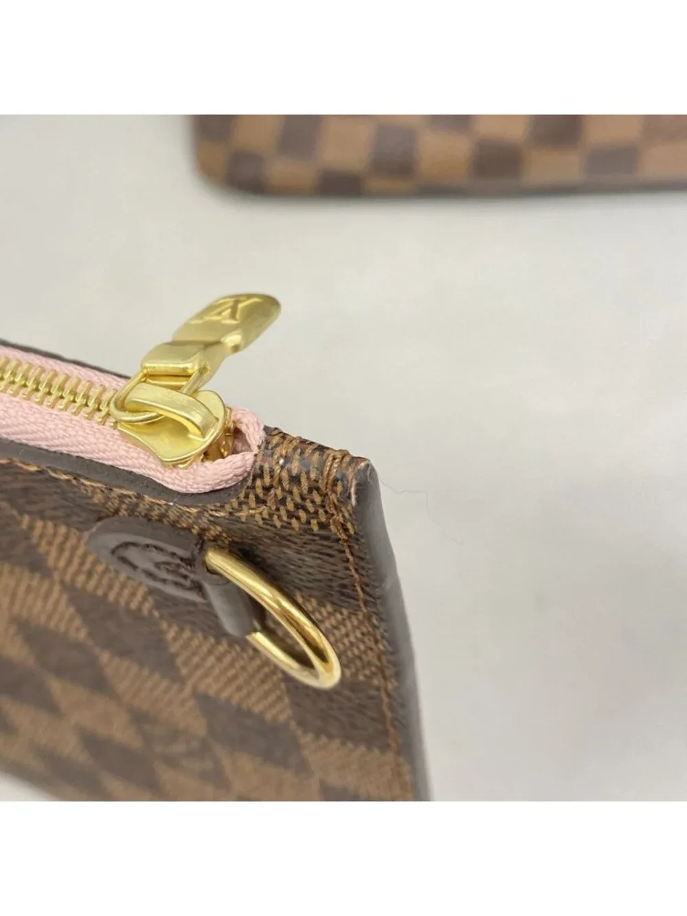 Louis Vuitton Tote Damier Neverfull MM Ebene Rose Ballerine